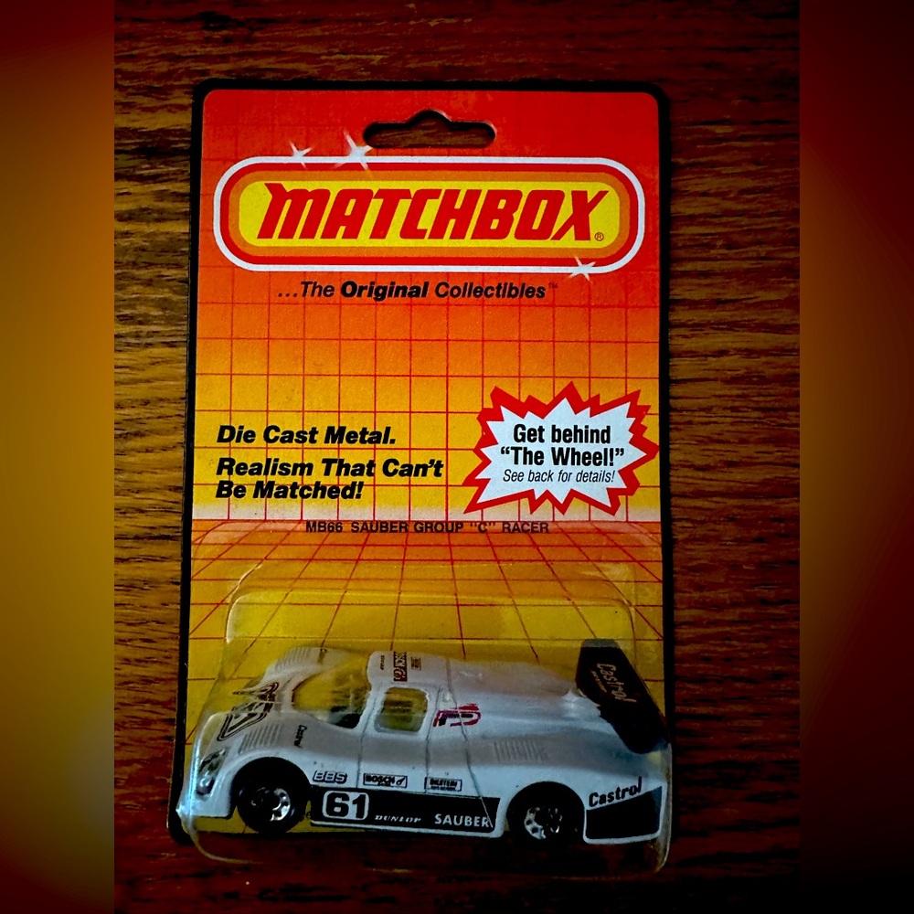 Matchbox die cast metal Subaru Group C Racer vintage new in box